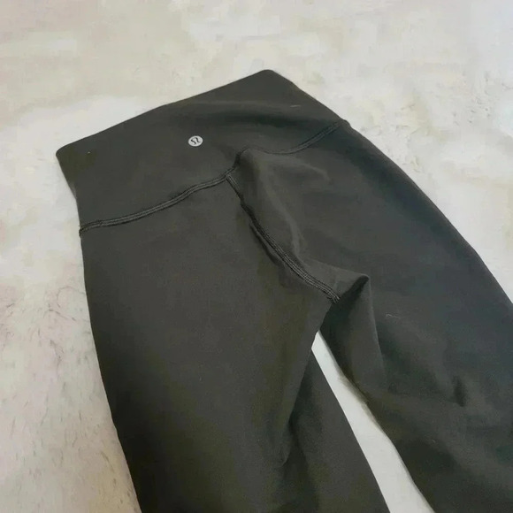 Lululemon Wunder Under Pant (Hi-Rise) *Tech Mesh 28" Sage Green Size 2 - Picture 6 of 7